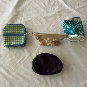 Bags Galore! One NWOT Victoria’s Secret & 3 Lancome Cosmetic Bags